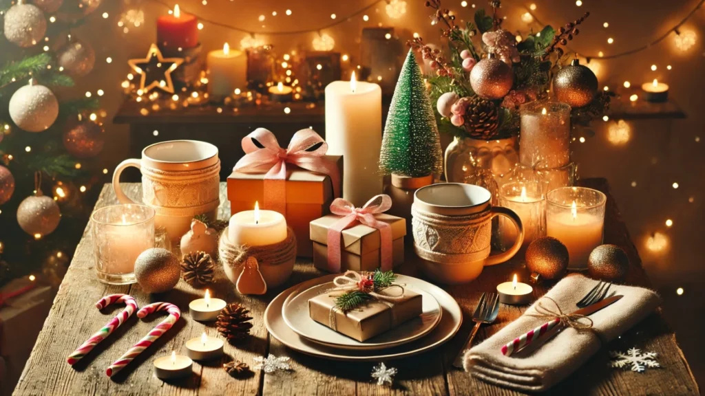 A-festive-holiday-table-creating-a-calm-and-cozy-atmosphere-supporting-mental-wellbeing.