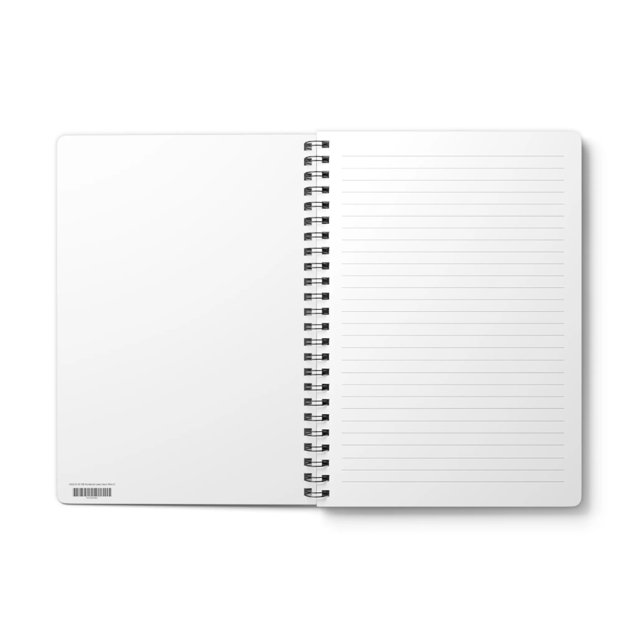 Men's Prosperity Club Wirobound A5 Notebook - Black Cover - Image 2