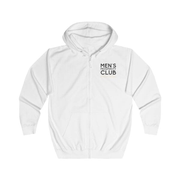 Men's Prosperity Club Full Zip Hoodie for Comfort and Versatility