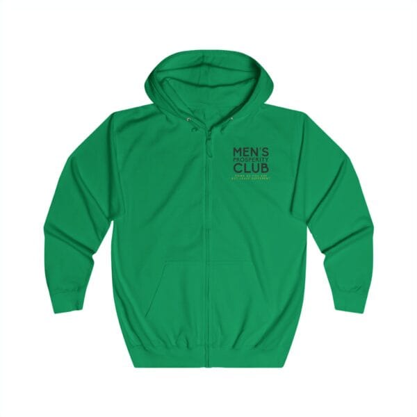 Men's Prosperity Club Full Zip Hoodie for Comfort and Versatility - Image 5