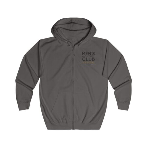 Men's Prosperity Club Full Zip Hoodie for Comfort and Versatility - Image 7