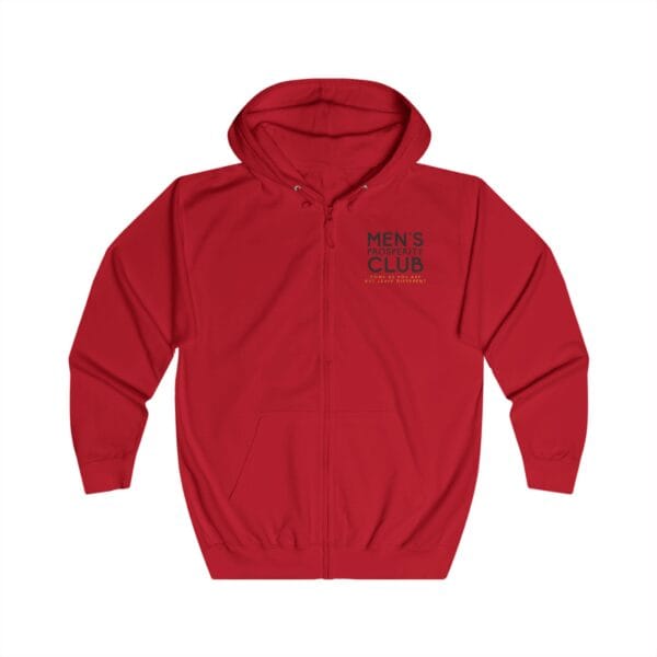 Men's Prosperity Club Full Zip Hoodie for Comfort and Versatility - Image 9