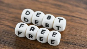 Debt-Free-message-promoting-financial-peace