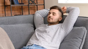 Sleep-and-Rest-relaxing-on-sofa