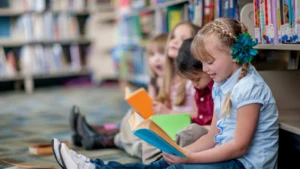 Children-reading-books-during-Childrens-Mental-Health-Week