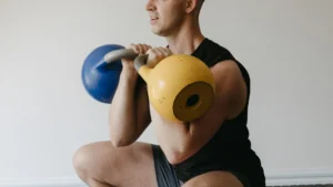 Kettlebell-Exercises-with-double-front-squat