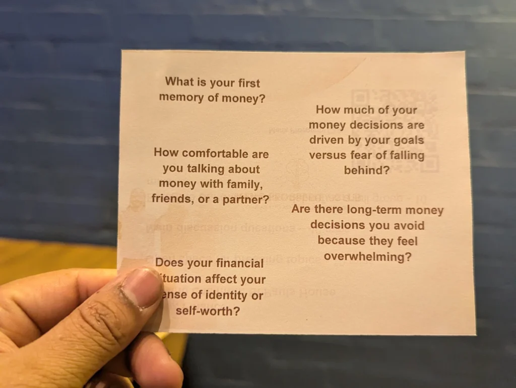 finance-session-season-4-financial-reflection-questions-card-close-up