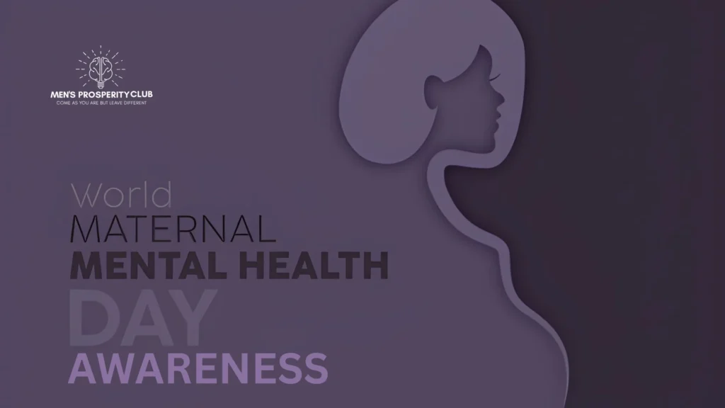 maternal-mental-health-day-awareness-banner-woman-profile