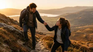 how-to-build-trust-in-a-relationship-couple-hiking-through-the-british-countryside-supporting-each-other-and-growing-together