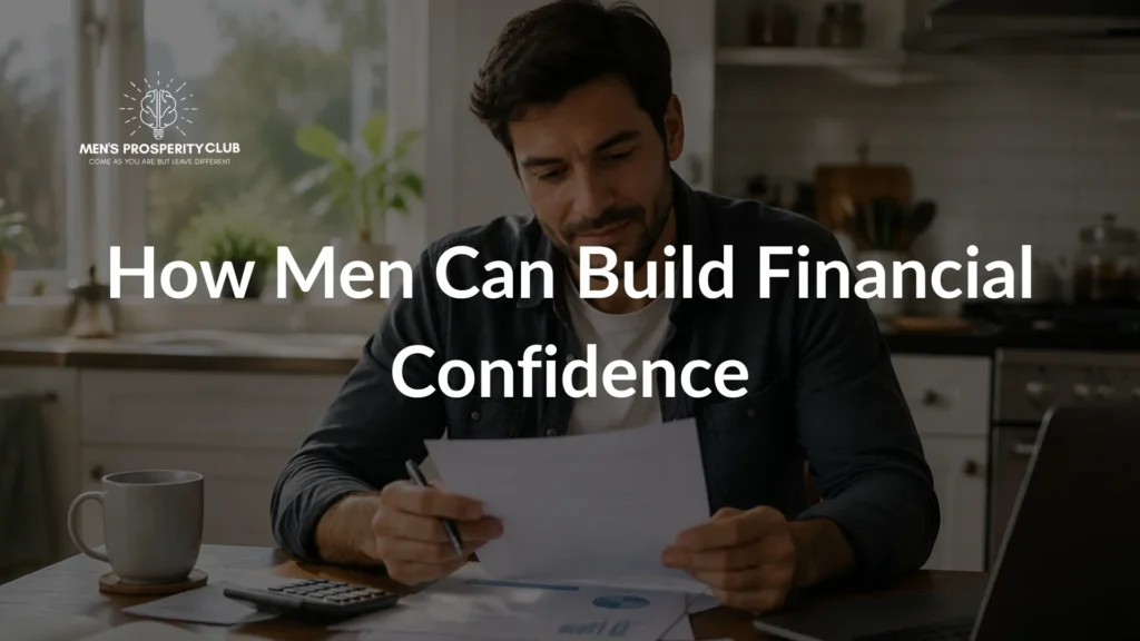 Financial-Confidence-men-reviewing-personal-finances-budget-planning-money-management