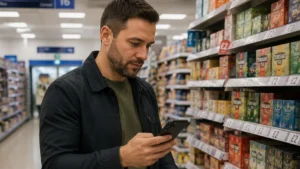 How to Save Money by comparing prices in a UK supermarket using a smartphone shopping app