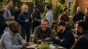 Paycheck-to-Paycheck-financial-pressure-transformed-through-community-support-and-meaningful-conversations-at-a-social-gathering