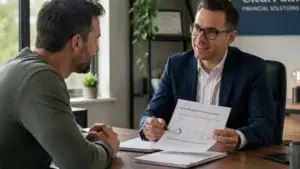 What-Is-a-Debt-Management-Plan-man-speaking-with-a-financial-adviser-about-debt-support