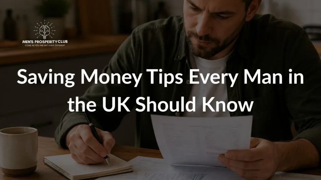 saving-money-tips-for-men-reviewing-household-bills-and-creating-a-personal-budget-at-a-kitchen-table