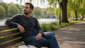 Hope-and-Resilience-man-sitting-by-the-river-reflecting-on-personal-growth-and-mental-wellbeing