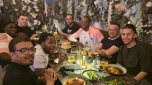 Men’s-Prosperity-Club-sustainable-community-members-sharing-a-meal-and-building-connections