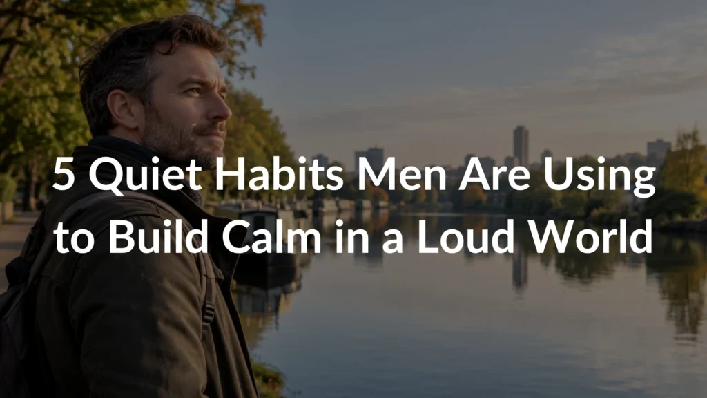 calming-habits-for-men-man-reflecting-beside-a-canal-with-article-title-overlay